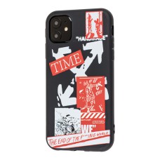 Чохол для iPhone 11 Smoothy print off-white time
