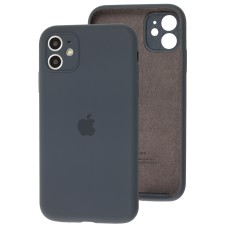 Чохол для iPhone 11 Silicone Slim Full camera dark gray