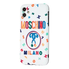 Чохол для iPhone 11 VIP Print moschino білий