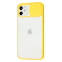 Чохол для iPhone 11 LikGus Camshield camera protect жовтий