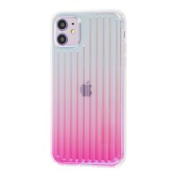 Чохол для iPhone 11 Gradient Laser рожевий