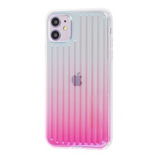 Чохол для iPhone 11 Gradient Laser рожевий