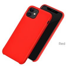 Чохол для iPhone 11 Hoco Silky Soft Touch "червоний"