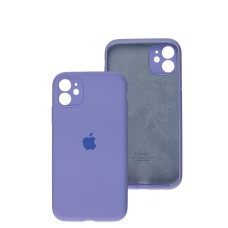 Чохол для iPhone 11 Silicone Slim Full camera lilac