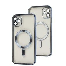 Чохол для iPhone 11 Fibra Chrome MagSafe sierra blue