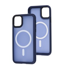 Чохол для iPhone 11 WAVE Matte Colorful MagSafe blue