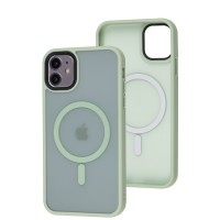 Чохол для iPhone 11 WAVE Matte Insane MagSafe mint