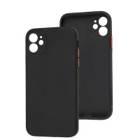 Чохол для iPhone 11 Square Full camera no logo чорний