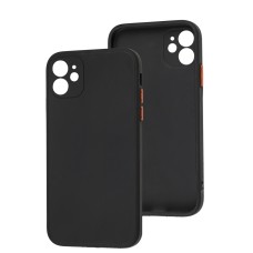Чохол для iPhone 11 Square Full camera no logo чорний
