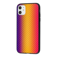 Чохол для iPhone 11 Twist glass "помаранчевий"