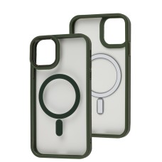 Чохол для iPhone 11 WAVE Ardor MagSafe green