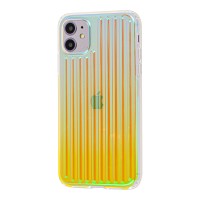 Чохол для iPhone 11 Gradient Laser жовтий