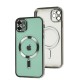 Чохол для iPhone 11 Fibra Chrome MagSafe silver