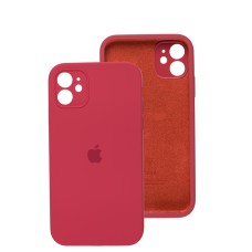Чохол для iPhone 11 Square Full camera червоний / rose red