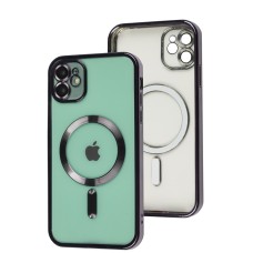 Чохол для iPhone 11 Fibra Chrome MagSafe dark purple