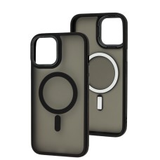 Чохол для iPhone 12 Pro Max Space color MagSafe чорний