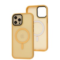Чохол для iPhone 12 Pro Max WAVE Matte Insane MagSafe orange