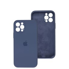 Чохол для iPhone 12 Pro Max Silicone Slim Full camera lavender gray
