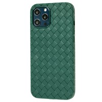 Чохол для iPhone 12 Pro Max Weaving case зелений
