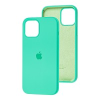 Чохол для iPhone 12 Pro Max Silicone Full зелений / spearmint