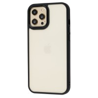 Чохол для iPhone 12 Pro Max Metal Buttons чорний