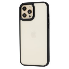 Чохол для iPhone 12 Pro Max Metal Buttons чорний