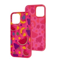Чохол для iPhone 12 Pro Max Summer Time pink / fruits