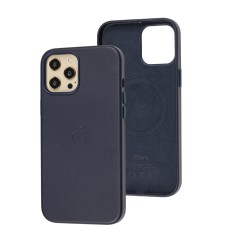 Чохол для iPhone 12 Pro Max Leather with MagSafe violet