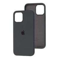 Чохол для iPhone 12 Pro Max Silicone Full сірий / dark grey