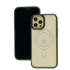Чохол для iPhone 12 Pro Max Wave Magnetic green
