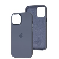 Чохол для iPhone 12 Pro Max New silicone case lavender gray