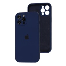 Чохол для iPhone 12 Pro Max Silicone Slim Full camera deep navy