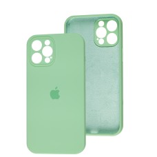 Чохол для iPhone 12 Pro Max Silicone Slim Full camera pictachio