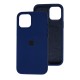 Чохол для iPhone 12 Pro Max Silicone Full синій / deep navy