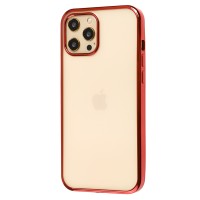 Чохол для iPhone 12 Pro Max Glossy edging червоний