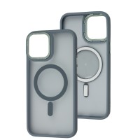 Чохол для iPhone 12 Pro Max Space color MagSafe сірий