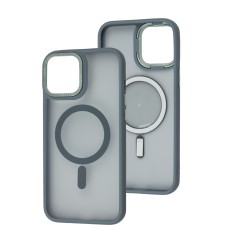 Чохол для iPhone 12 Pro Max Space color MagSafe сірий