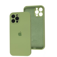 Чохол для iPhone 12 Pro Max Silicone Slim Full camera mint