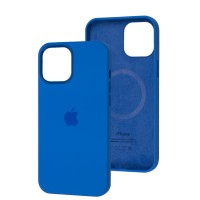 Чохол для iPhone 12 Pro Max MagSafe Silicone Full Size capri blue