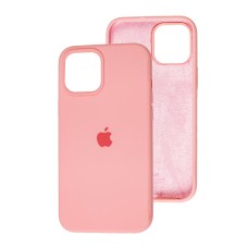 Чохол для iPhone 12 Pro Max Silicone Full рожевий / peach