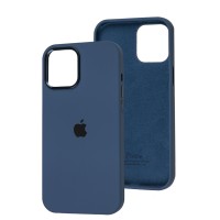 Чохол для iPhone 12 Pro Max New silicone case navy blue