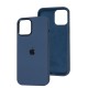Чохол для iPhone 12 Pro Max New silicone case navy blue