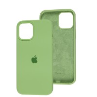 Чохол для iPhone 12 Pro Max Silicone Full м'ятний / mint
