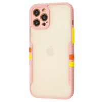 Чохол для iPhone 12 Pro Max Armor clear рожевий