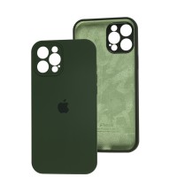 Чохол для iPhone 12 Pro Max Silicone Slim Full camera cyprus green