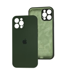Чохол для iPhone 12 Pro Max Silicone Slim Full camera cyprus green