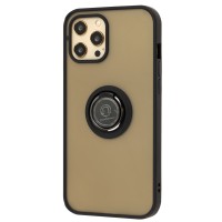 Чохол для iPhone 12 Pro Max LikGus Edging Ring чорний