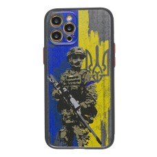 Чохол для iPhone 12 Max WAVE Ukraine Shadow Matte courageous