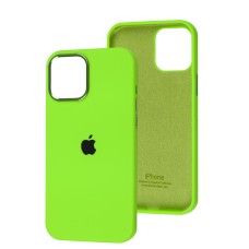 Чохол для iPhone 12 Pro Max New silicone case shiny green