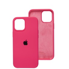 Чохол для iPhone 12 Pro Max Silicone Full рожевий / barbie pink